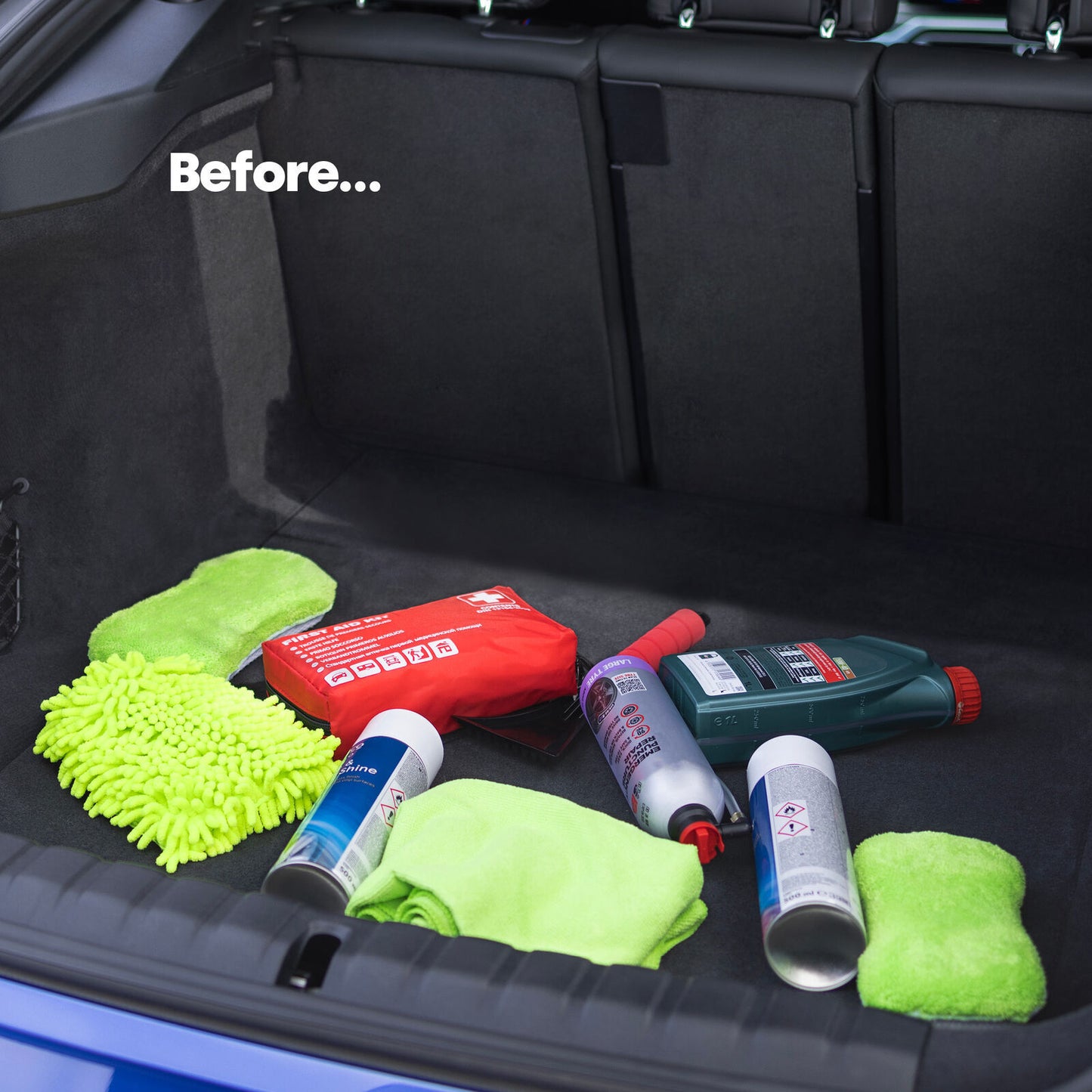 Portable Car Storage Box Foldable Car Trunk Storage Bag Storage Organizer Bag UK
