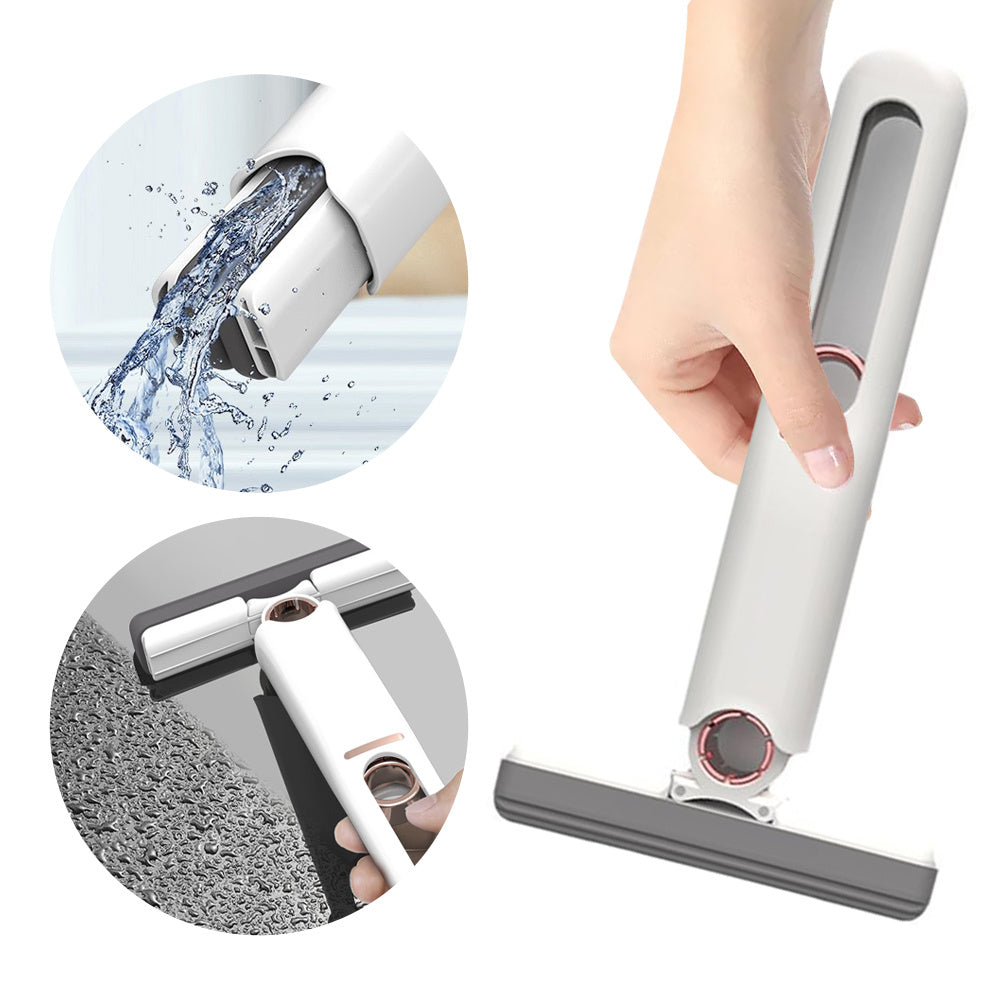 Mini Squeeze Mop – Portable Floor & Glass Cleaner for Home, Car & Desk