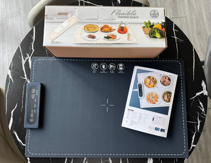 Foldable Heating Insulation Board – Flexible Silicone Electric Warmer Pad for Dishes, Desk, & More