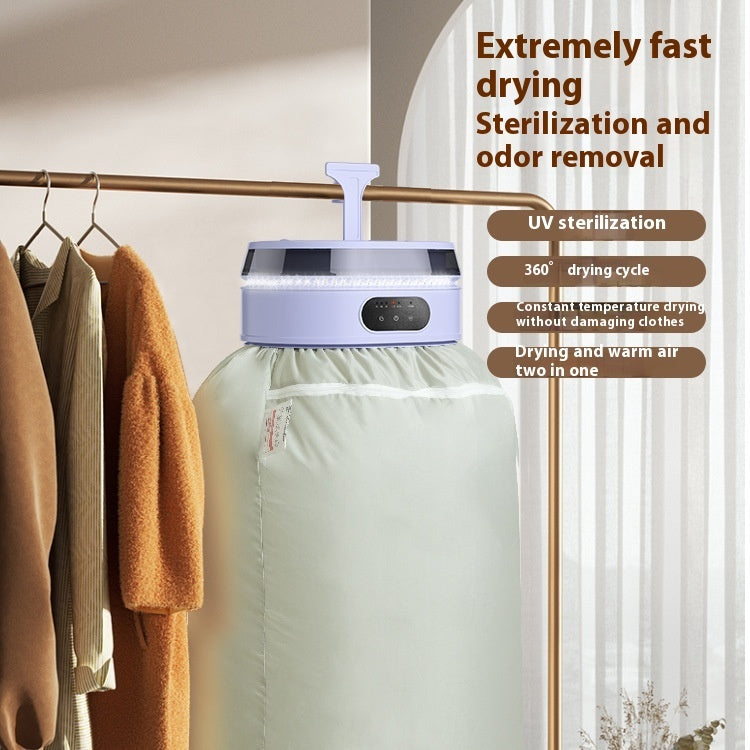 Travel Portable Electric Clothes Dryer – Compact Mini Hot-Air Travel dryer for Delicates