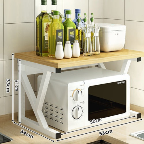 2 3 Tier Microwave Oven Rack Stand Storage Holder Kitchen Corner Shelf Black
