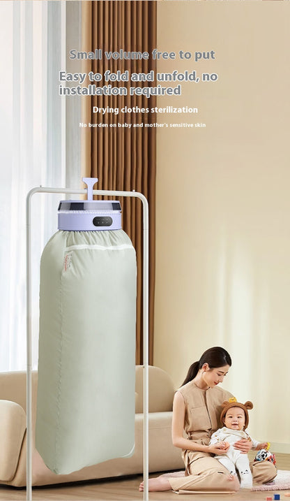 Travel Portable Electric Clothes Dryer – Compact Mini Hot-Air Travel dryer for Delicates