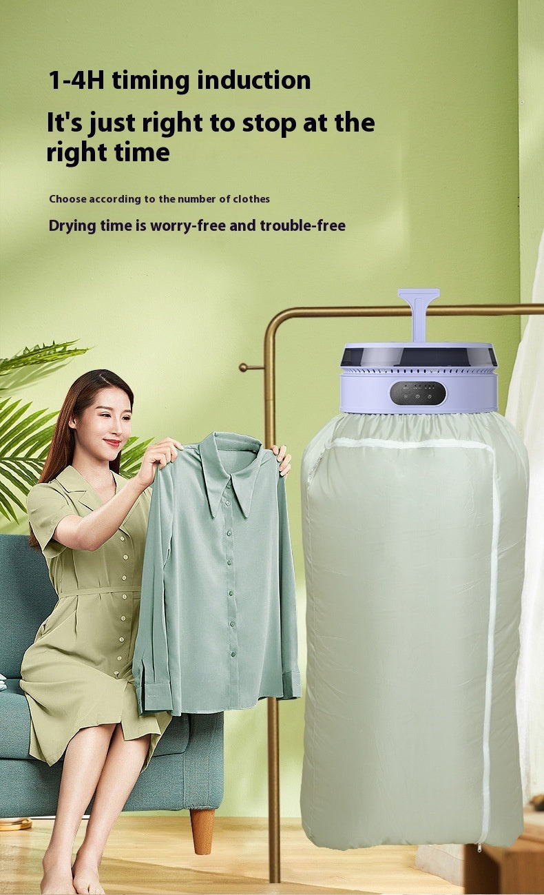 Travel Portable Electric Clothes Dryer – Compact Mini Hot-Air Travel dryer for Delicates