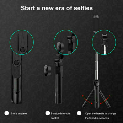 Bluetooth Selfie Tripod Telescopic Stick Remote Monopod Extendable Phone Holder