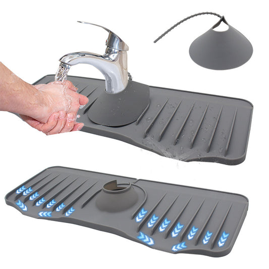 Sink Drainage Mat – Non-Slip Silicone Kitchen Sink Protector & Drying Mat for Countertops