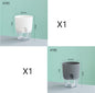 Automatic Self-Watering Transparent Flower Pot – Plastic Resin Planter with Water Storage for Indoor Plants