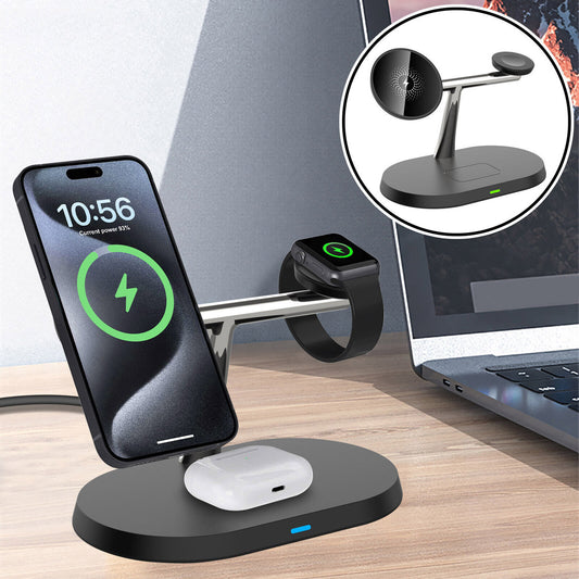 3in1 Magnetic Wireless Charger Stand For IWatch AirPod  15 14 13 16