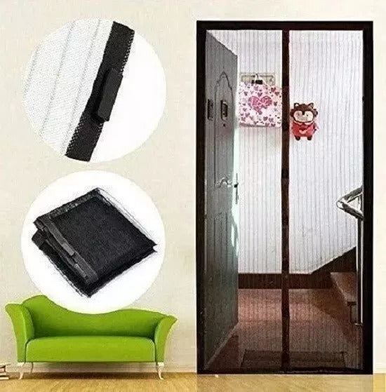 Curtain Door Magnetic Mesh Net Screen Easy Fastening Mosquito Fly Insects Bugs