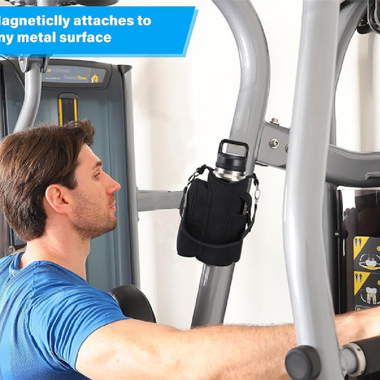 Portable Sports Kettle Bag – Anti-Collision Crossbody Water Bottle Holder with Adjustable Strap & Cup Protection