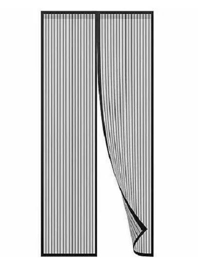 Curtain Door Magnetic Mesh Net Screen Easy Fastening Mosquito Fly Insects Bugs